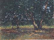 Claude Monet Wald von Fontainbleau Germany oil painting artist